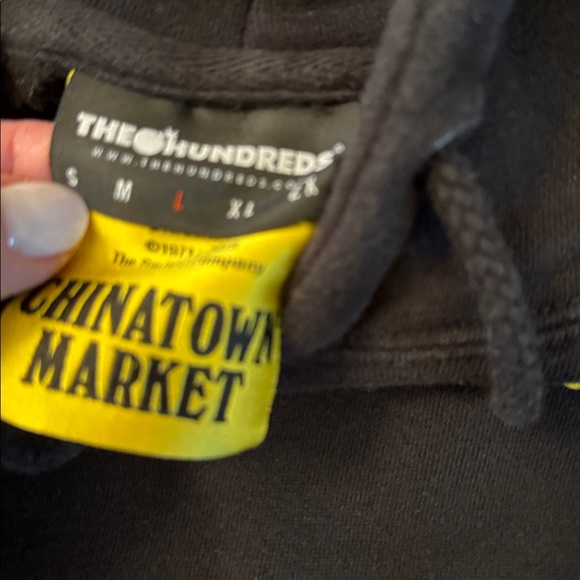 The Hundreds x Chinatown Market Crossout Adam Pullover Hoodie Sweatshirt-L - Picture 4 of 4